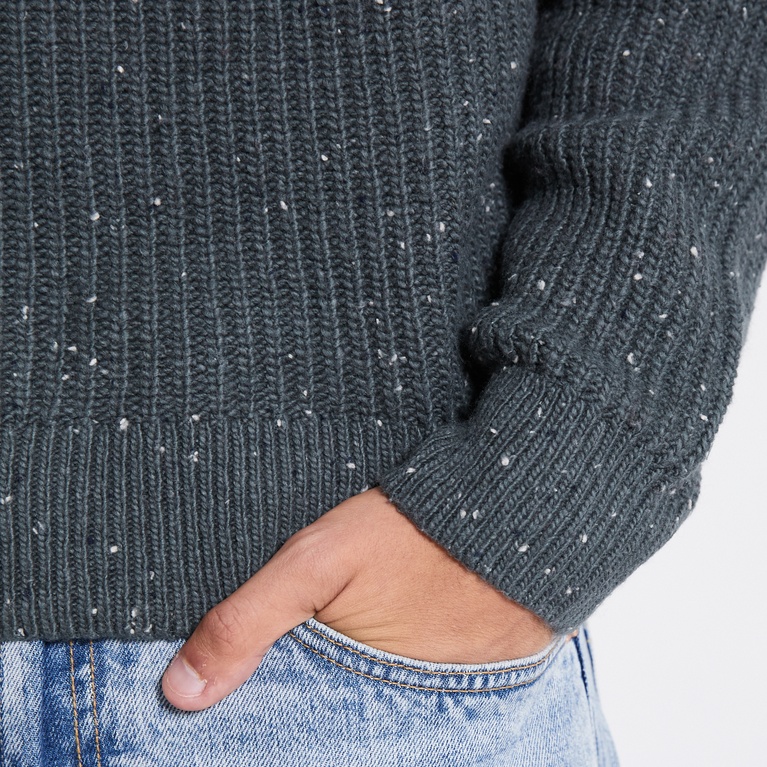 Rib-knit sweater "Rob Twisted 2.0" Green